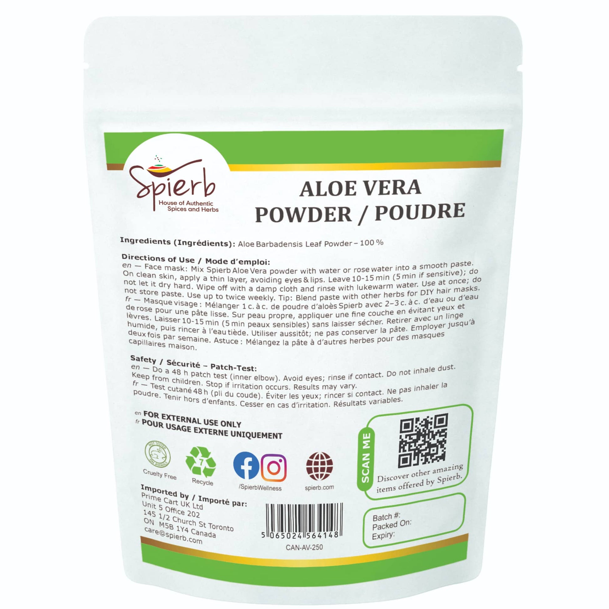 Spierb Aloevera Powder