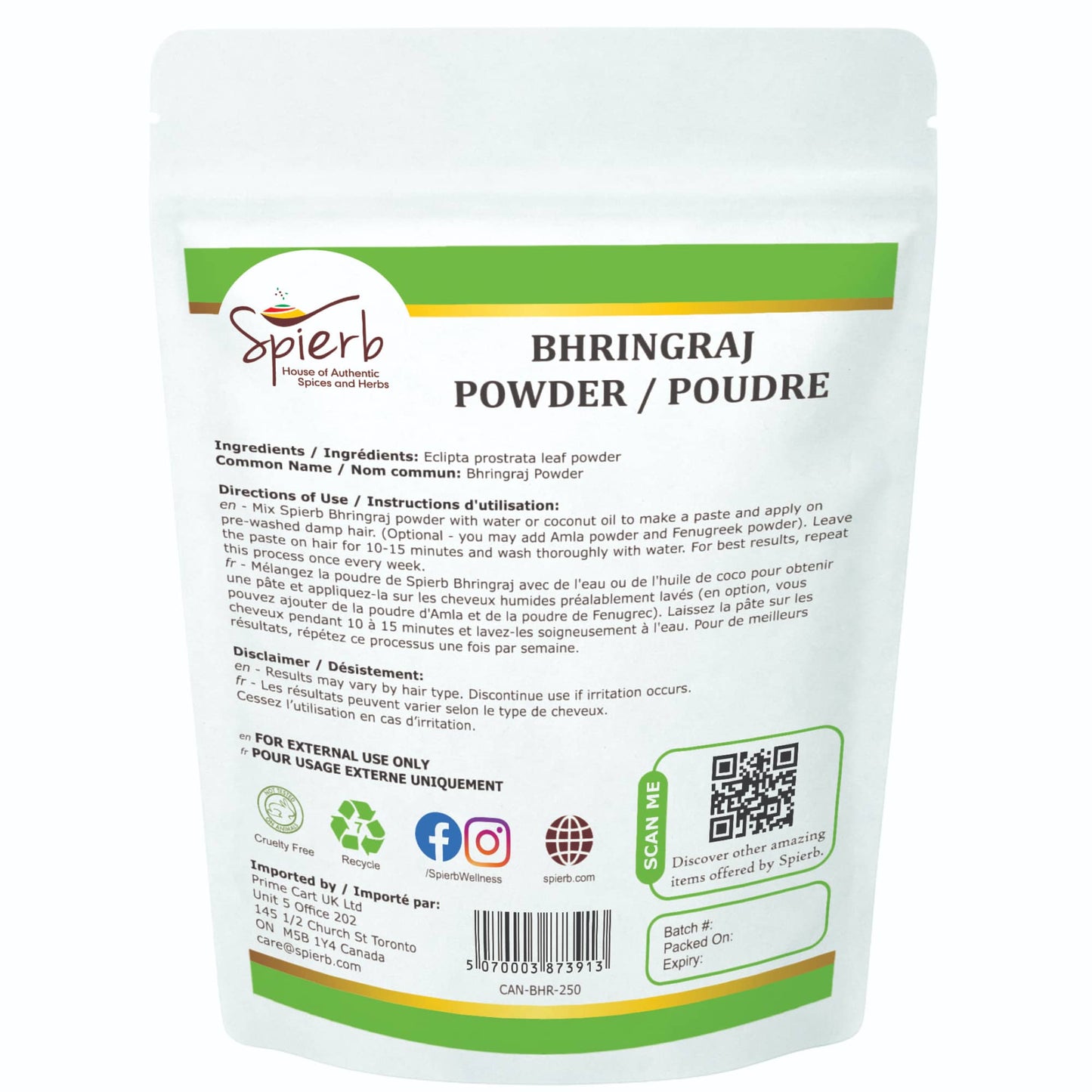 Spierb Bhringraj Powder